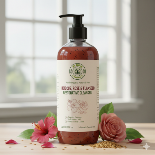 Hibiscus Rose Flaxseed Shampoo